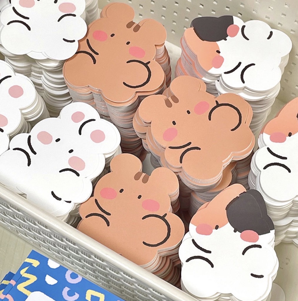 YOONGOO : ANIMAL FRIENDS SCULPTURE STICKER