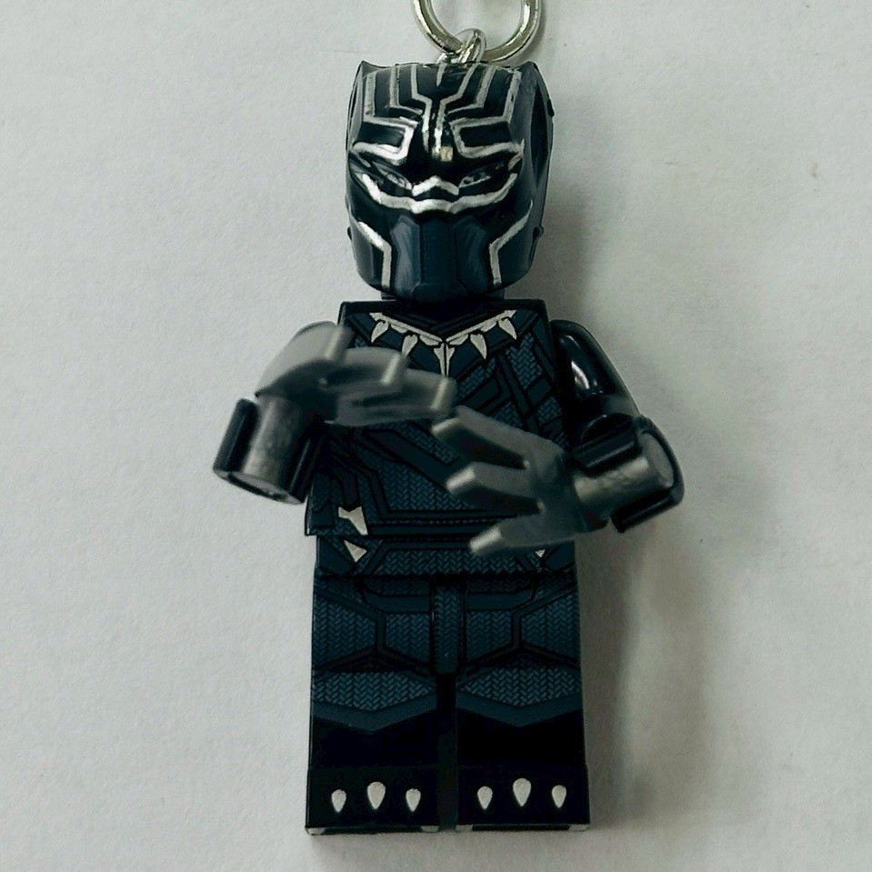 ブロックキーリング【ブラックパンサー】