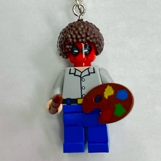 ブロックキーリング【デットプール×ボブ・ロス】