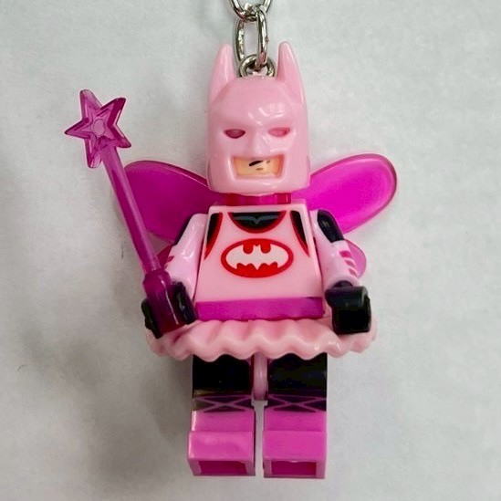 ブロックキーリング【ピンクバットマン】