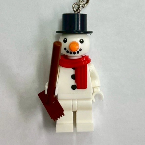 ブロックキーリング【スノーマン】