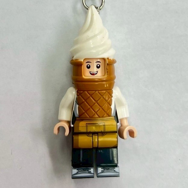 ブロックキーリング【アイスクリームコーン】