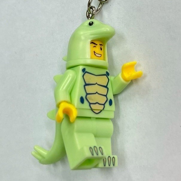 ブロックキーリング【恐竜コスチュームの男】