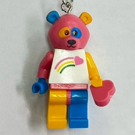 ブロックキーリング【レインボーべア】