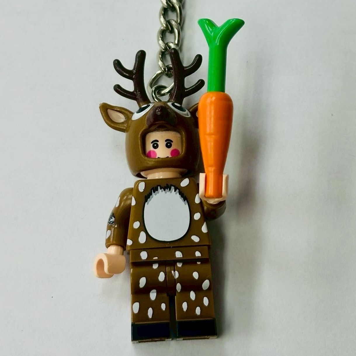 ブロックキーリング【トナカイ×人参】