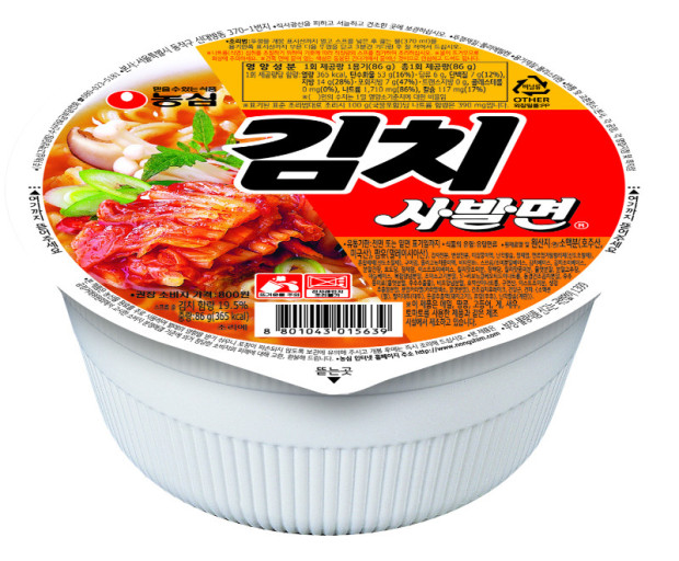 [農心] キムチサバル麺　86g