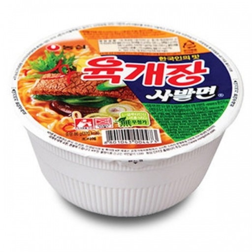 [農心] ユッケジャンサバル麺CUP 86g