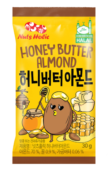 【Nuts Holic】ハニーバターアーモンド30g