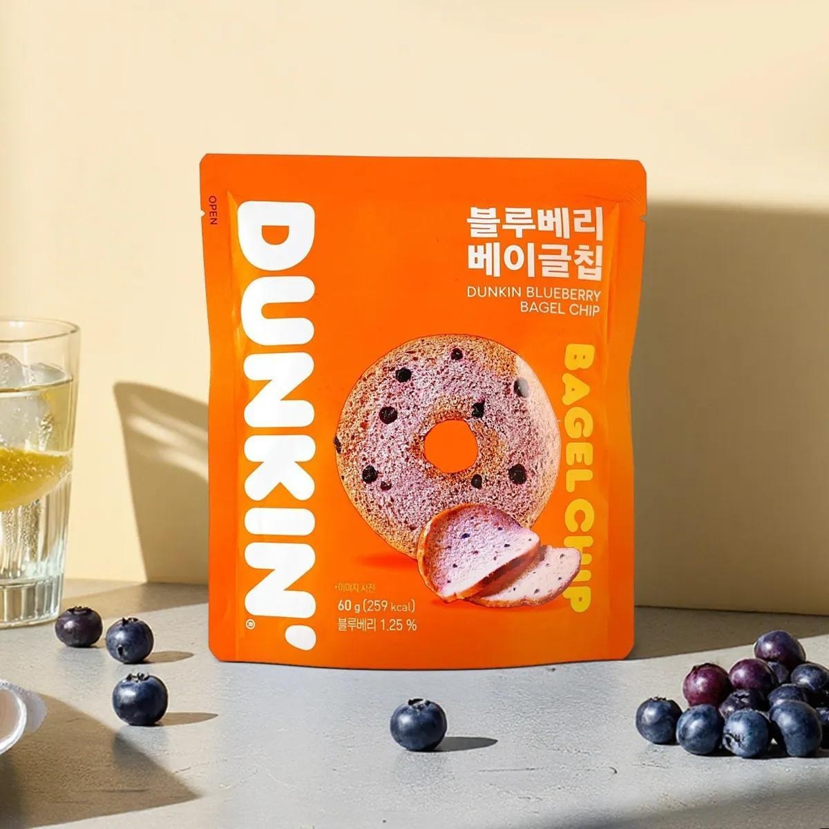 【DUNKIN】ブルーベリー ベイグルチップ 60g
