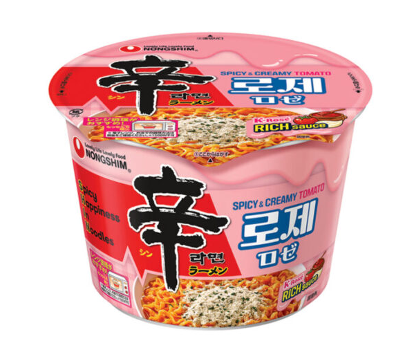 【農心】辛ラーメンロゼ　カップ（113g)