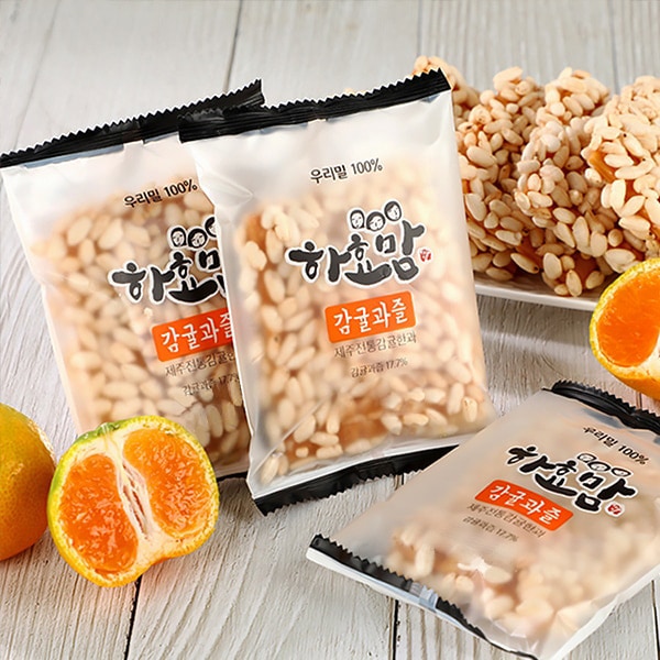 【ハヒョマム】済州みかんポン菓子(30g)