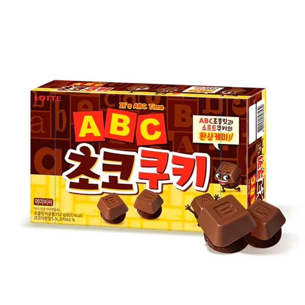 【ロッテ】ABCチョコクッキー 50g