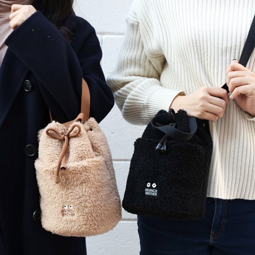 BRUNCH BROTHER: Boucle Bucket Bag