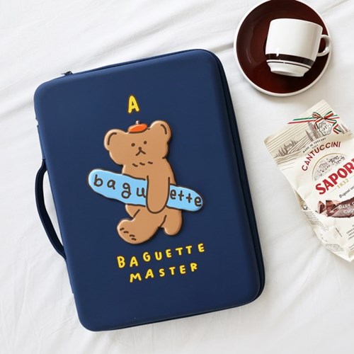 BRUNCH BROTHER: Baguette bear EVA Hard Laptop Pouch 13type