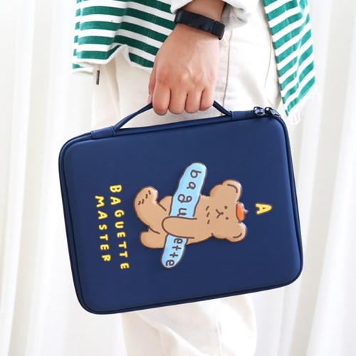 BRUNCH BROTHER: Baguette bear EVA Hard i-Pad pouch 11type