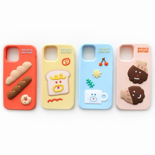 BRUNCH BROTHER: Brunch Silicone case for iphone12 Series