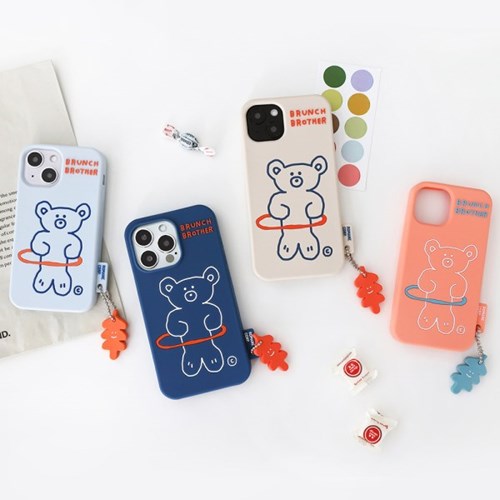 BRUNCH BROTHER: Hold bear silicone case iphone13