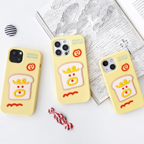 BRUNCH BROTHER: Drawing Toast Silicone case iphon11,13