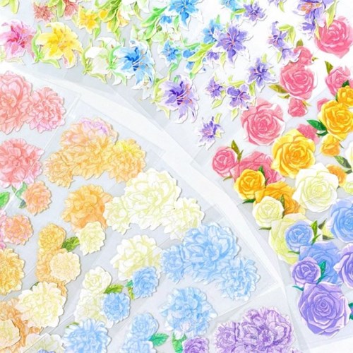 MONTHLYMOONGU: Flower Sticker