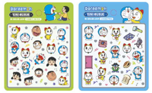 ３Dクリスタルステッカー　ドラえもん TINI BUBLE