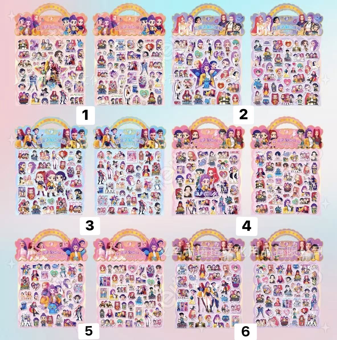 デーモンハンターズ 立体ステッカー