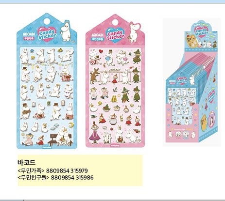 ムーミン キャンディステッカー