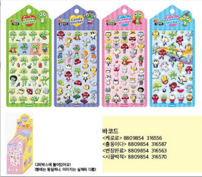 CANDY ステッカー ケロロステッカー