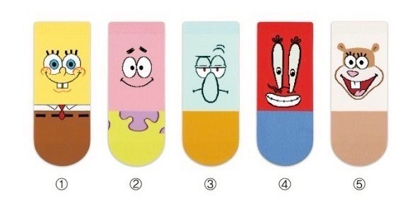 靴下【スポンジボブフレンズ】