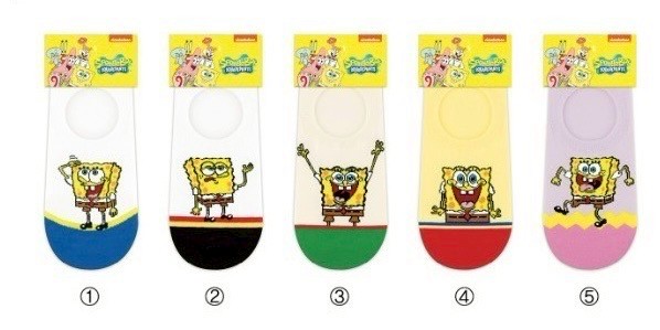 靴下【colorful スポンジボブ】