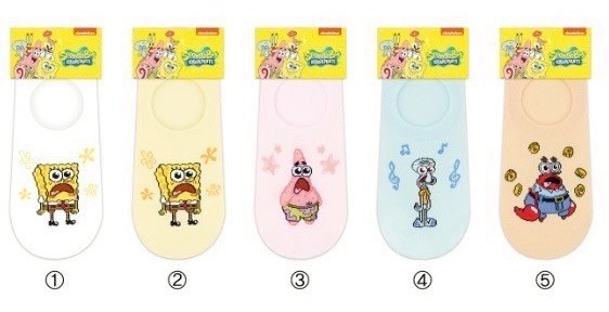 靴下【sparkle スポンジボブ】