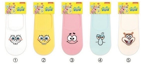 靴下【face スポンジボブ】