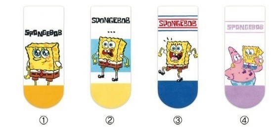 靴下【cheerful スポンジボブ】