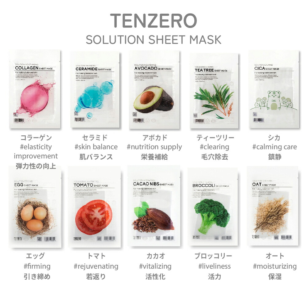 TENZERO - SOLUTION SHEET MASK